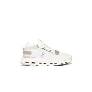 On Cloudnova 2 in Ice & Sand women's sneakers